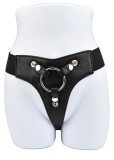 Cumpara ieftin Chilot cu Ham pentru Strapon Loving Joy Elastic Harness - Negru