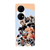 Husa compatibila cu Huawei Nova Y70 model Boku no Hero Academia Anime, Silicon, TPU, Viceversa, Transparent, Carcasa