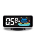 Senzori parcare fata spate cu temporizare cu 6 senzori si display LCD Rosu