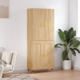 vidaXL Dulap &icirc;nalt, stejar sonoma, 69,5x34x180 cm, lemn compozit