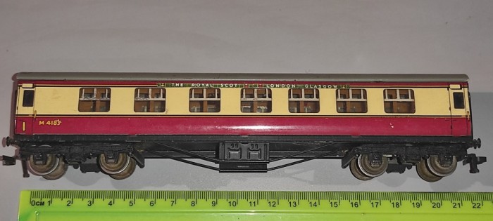vagon scara ho &ndash; 16.5 mm din tabla impecabil HORNBY &ndash; MECCANO LIVERPOOL