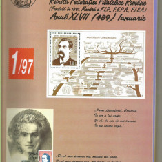 revista-FILATELIA pe anul 1997 contine nr 1,2,3,4,6.9.10.11