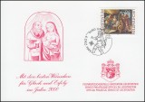 LIECHTENSTEIN 1999 ,2000,2001 3 PLIANTE DE FELICITARE CRACIUN