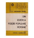 Gheorghe Vrabie - Din estetica poeziei populare romane - Analize