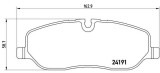 BREMBO P 44 014 PRIME LINE set placute frana,frana disc