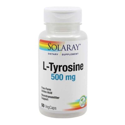 L - Tyrosine 500mg Solaray Secom 50cps foto