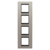 Rama Ornament 4P verticala metal LUX Gewiss Chorus aluminiu lavy GW16229WS