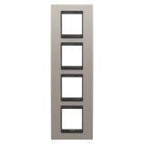 Rama Ornament 4P verticala metal LUX Gewiss Chorus aluminiu lavy GW16229WS