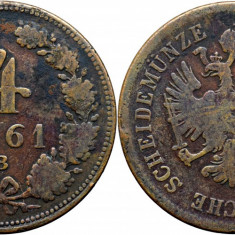 1861 B (Kremnica), 4 kreuzer - Franz Joseph - Imperiul Habsburgic!