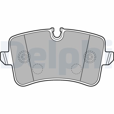 DELPHI LP2226 set placute frana,frana disc foto