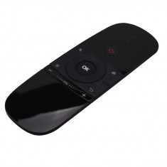 Telecomanda smart, WeChip, cu Air Mouse si tastatura full Qwerty pentru Android TV, PC, Mac, Proiector, TV box