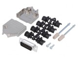 Mufă D-Sub 15 PIN Tată pentru Cablu - Set Complet