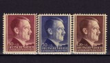 ✅ (S41) Germania Reich 1942 Guvernamantul General- aniversarea Adolf Hitler 53 de ani ,serie ,Mi.89-91 ,MNH