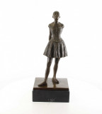 Dansatoare de 14 ani-statueta din bronz pe un soclu din marmura XX-45