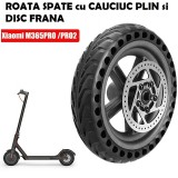 Roata spate 8.5 inch trotineta electrica Xiaomi M365 Pro / Pro 2 cu cauciuc plin si disc de frana