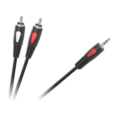 Cablu 3.5 mm tata - 2x RCA 1.8m ECO-LINE Cabletech KPO4004-1.8 foto