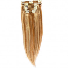 Clip-On Par Natural Volum 40cm 140gr Saten Deschis Suvitat/Blond Deschis #12/60 foto