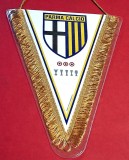 Fanion fotbal - PARMA CALCIO (Italia) - folie de protectie si dimensiuni mari 27X18 cm