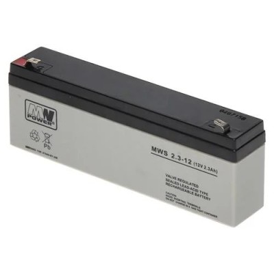 Acumulator AGM 2.3Ah 12V seria MW Power,MWS2.3-12, terminal de foto