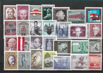C3959 - lot Austria timbre nestampilate MNH foto