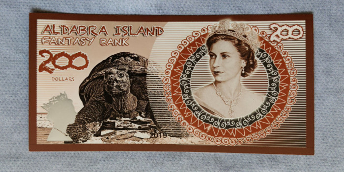 Bank of Fantasy - Aldabra Island - Set 5 10 20 50 100 200 Pounds (2019)