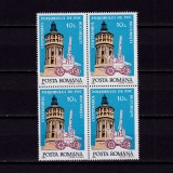 RO 1992 LP 1285 ,&quot; Centenarul Foisorului de Foc&quot; , serie bloc de 4 , MNH, Nestampilat