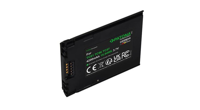 Baterie scanner de coduri de bare PATONA Premium Zebra TC51 BTRY-TC51-43HC1-01