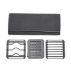 SUPORT SCURGATOR DE VASE CU COVORAS 4 PCS, Heinner