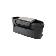 Geanta organizatoare pentru carucior Bimax, 37 x 12 x 17 cm, 6 compartimente, textil, gri