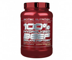 100% Hydrolyzed Beef Isolate Peptides, 900 g,ciocolata si migdale foto