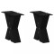 vidaXL Picioare pentru măsuță de cafea &icirc;n formă de X, 2 buc., negru, 40x(30-31) cm, oțel 4012932