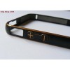 Husa Bumper Metalica Neagra pentru iPhone 6 Plus (5.5 inch) - Protectie Premium