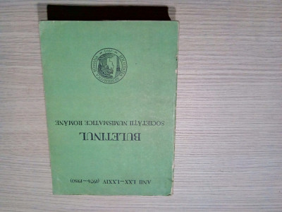 BULETINUL SOCIETATII NUMISMATICE ROMANE -Anii LXX-LXXIV (1976-1980) - 1981, 789p foto