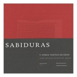 Carte "Sabiduras and Other Texts" de Gego - Arta plastica, Texte inedite, Origine America Latina
