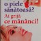 Vrei sa ai o piele sanatoasa? Ai grija ce mananci! - Nadine Pomarede