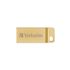 MEMORIE USB VERBATIM METAL EXECUTIVE 16GB AURIU USB 3.0 &quot;99104&quot; (TIMBRU VERDE 0.03 LEI)