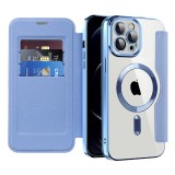 Husa iPhone 12 Pro Max Asteroid GSM SmartMag Book Case, bleu