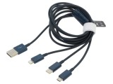 Cablu USB 2.0 High Speed 1,5m Albastru