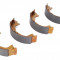 Set saboti frana, frana de mana IVECO DAILY IV bus (2006 - 2011) KRIEGER 0950007246
