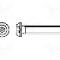 Surub M4, otel inoxidabil A2, 12mm, cap buton, BOSSARD, 1642286