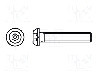 Surub M4, otel inoxidabil A2, 12mm, cap buton, BOSSARD, 1642286