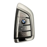 Carcasa Cheie 4 Butoane BMW M XX1 X3 X5 X6 X7 1 3 5 6 7 Series G20 G30 G11 F15 F16 G01 G02 F48, Argintiu