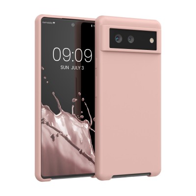 Husa kwmobile pentru Google Pixel 6, Silicon, Mov, 55480.236 foto
