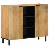 Bufetă maro 90x33x75 cm lemn masiv de mango