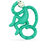 Matchstick Monkey Mini Monkey Teether jucărie pentru dentiție cu aditiv antimicrobian Green 1 buc