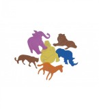 Sticker buretat animale pentru activitati crafts,8 g