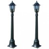 Lămpi de grădină Preston, 2 buc., 105 cm