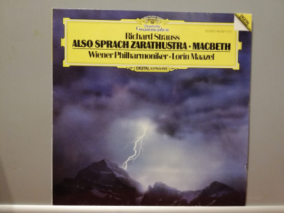 R,Strauss &amp;ndash; Also Speak Zarathustra /Macbeth (1987/Deutsche../RFG) - VINIL/ca Nou foto