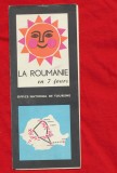 La Roumanie en 7 jours - pliant 10 pagini 1967