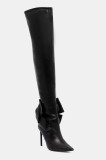 Steve Madden cizme Show-Off culoarea negru, cu toc cui, 11004783